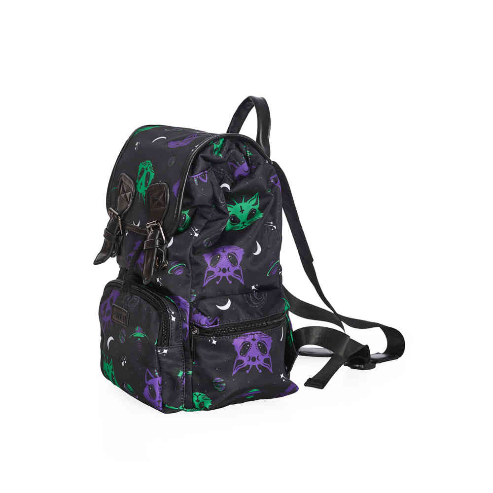 Banned - Alien Cat Sac à dos - Noir